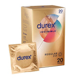 Durex Invisible Original Fit Ultra Thin Regular Condoms 20 Pack