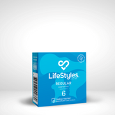 Lifestyles Regular Comfort Fit Condoms 6 Pack