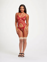 Seven Til Midnight Nothing But Net Two Piece Camidoll Set One Size Red