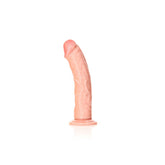 Shots Toys REALROCK Realistic Regular Curved Dildo with Suction Cup Flesh