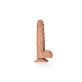 Shots Toys REALROCK Straight Realistic Dildo with Balls Tan