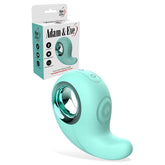 Adam and Eve CURVY CUTIE PLEASURE COMBO USB Rechargeable Tapping Stimulator Teal