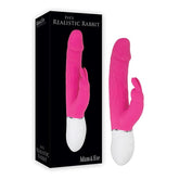 Adam and Eve Eve's Realistic Rabbit USB Rechargeable Rabbit Massager Pink