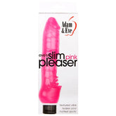 Adam and Eve Eve's Slim Pink Pleaser Vibrating Dildo 8 Inch