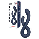 Adam and Eve TWISTED TEMPTATIONS USB Rechargeable Bendable Dual Vibrator Navy Blue