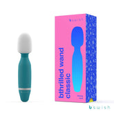 B Swish Bthrilled Classic Vibrating Body Wand Massager Jade