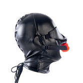 BDStyle BDSM Play Hood With Blindfold And Mouth Gag Male