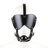 BDStyle Bondage Gag Harness with Blindfold