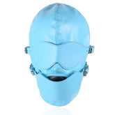 BDStyle Faux Leather Full Mask Eyes & Mouth Hood