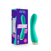 Blush Novelties Aria Luscious AF USB Rechargeable G Spot Vibrator Teal