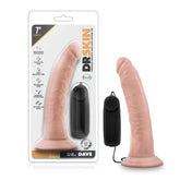 Blush Novelties Dr Skin Dr Dave Vibrating Dildo Flesh 17.8cm