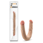 Blush Novelties Dr Skin Plus Posable Double Dong Flesh 35.5cm