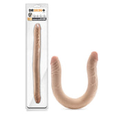 Blush Novelties Dr Skin Plus Posable Double Dong Flesh 42cm
