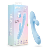 Blush Novelties Play With Me Moondust Magic Rabbit Vibrator Blue