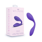 Blush Novelties Wellness Duo USB Rechargeable Couples Vibrator Purple