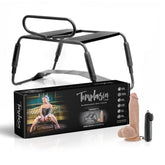 Blush Novleties Temptasia Surrender Sex Stool With Vibrating Dildo Black