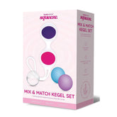 Bodywand Squeeze Mix & Match Coloured Weighted Kegel Balls Set