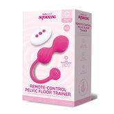 Bodywand Squeeze Remote-Control Rechargeable Weighted Kegel Balls with Remote Pink