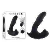 Gender X MAD TAPPER Double Tapping Vibrating Massager Black