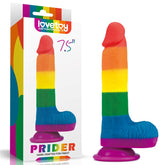 Lovetoy Prider 19 cm Realistic Dong Rainbow