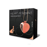 Secret Kisses LAPDANCE Heart Pendant Wearable Necklace Vibrator Pink/Rose Gold