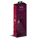 Secret Kisses Rosegasm BDSM Play Spreader Bar Set Black