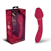 Secret Kisses ROSEGASM TWOSOME Air Pulsation Stimulator & Vibrator Rose Red