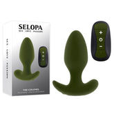 Selopa THE COLONEL USB Rechargeable Vibrating Butt Plug With Wireless Remote Green
