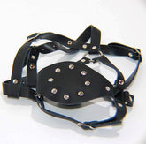 Leather Face Harness with Stuffer Gag