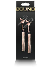 NS Novelties Bound Nipple Clamps D2 Rose Gold