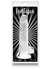 NS Novelties Fantasia Ballsy 6.5 Inch Dildo Clear
