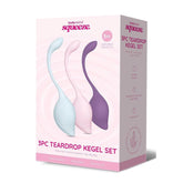 Bodywand Squeeze 3 Piece Teardrop Weighted Kegel Exerciser Set