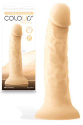 NS Novelties Colours Pleasures Realistic Silicone Dildo Flesh 17.8cm