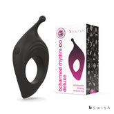 B Swish BCharmed Rhythm Infinite Deluxe Vibrating Cock Ring Black