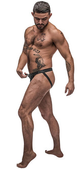 Male Power Grip and Rip Off Mens Jock Black