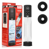 XR Brands Size Matters Sucking USB Rechargeable Penis Pump Clear