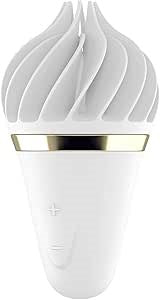 Satisfyer Sweet Treat Lay On Clitoral Vibrator White/Gold