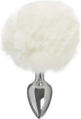 Tailz Seme Flexible White Bunny Tail Anal Plug