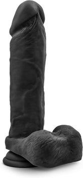 Au Naturel Bold Massive Realistic Dildo With Balls Black 9 Inch