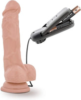 Dr Skin Dr Tim Vibrating Cock with Suction Cup Vanilla 7.5 Inch