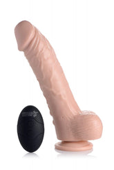 Loadz Dual Density Squirting Dildo Light Skin Tone With Remote 8.5 Inch