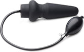 Master Series Ass Pand Large Inflatable Silicone Butt Plug Black