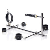 Master Series Imprisoned Metal Stockade With Dildo