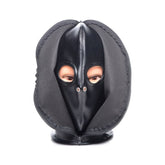 Strict Zip Front Bondage Hood Black