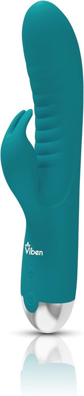 Viben Alluring Come Hither Rabbit Vibrator Ocean