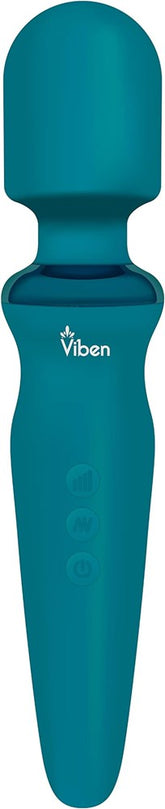 Viben Fierce Rechargeable Vibrating Wand Massager Ocean