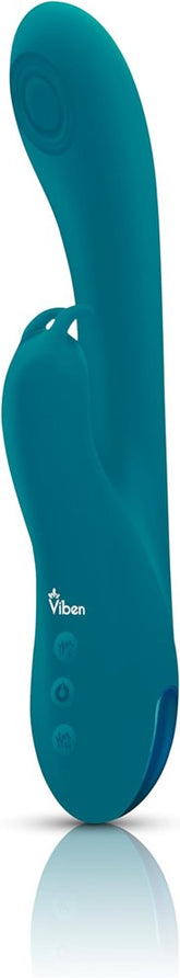 Viben Razzle Rechargeable Thumping Rabbit Massager Ocean