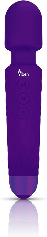 Viben Tempest 20 Function Travel Body Wand Massager Violet