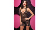Lapdance Lingerie Bling Bling Halter Mini Dress