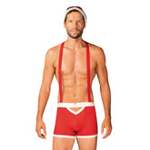 Obsessive Mr. Claus Mens Sexy Costume Set 3 Piece L / XL